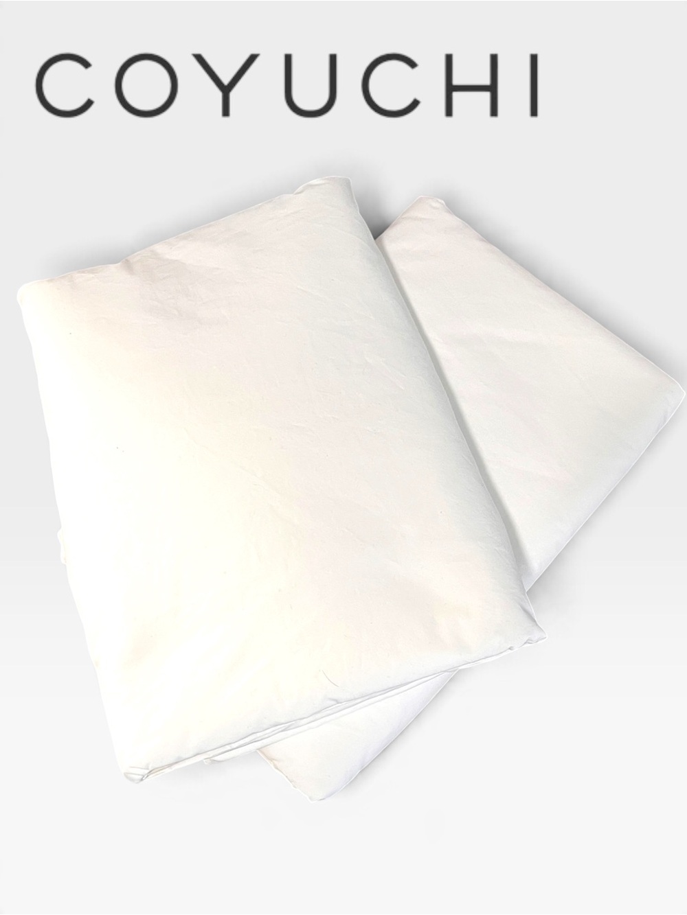 2 X Coyuchi Organic Cotton King Flat Sheets
